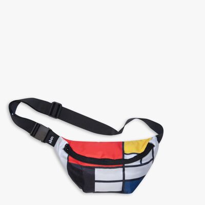 Sac banane recyclé en composition PIET MONDRIAN