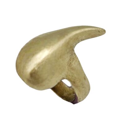 Bague en or en forme de larme T16