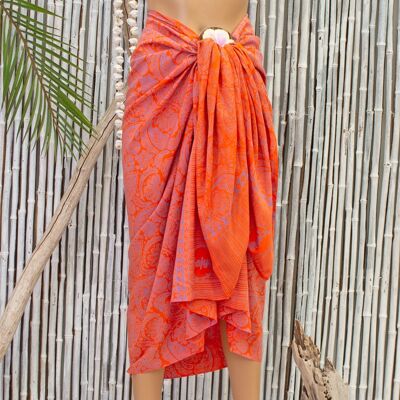 Batik Pareo With Buckle-Vamos A la Playa