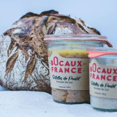 Farmhouse Chicken Rillettes – Fine and delicious (110 g / 210 g)