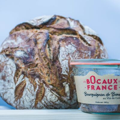 Beef Bourguignon with Cahors AOC Wine – Artisanal simmered dish (250 g / 450 g)