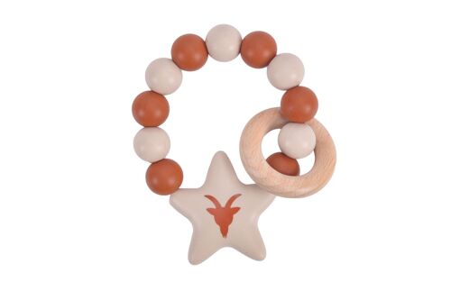 Silicone Teether with Zodiac sign "Capricorn"