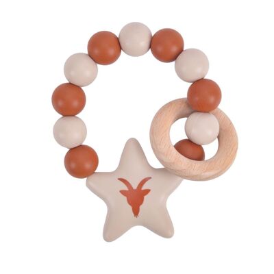 Silicone Teether with Zodiac sign "Capricorn"