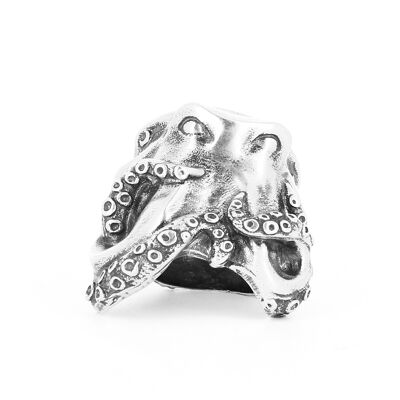 Kraken - bague en argent 925 Sterling