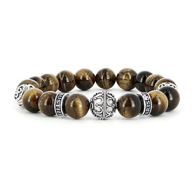 Silver Grenade Tigre - bracelet Oeil de Tigre