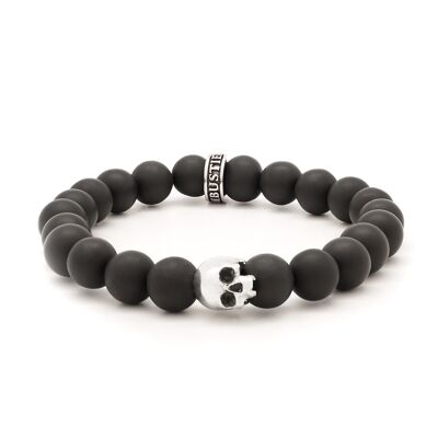 K.I.S.S. bracelet en Onyx Mate et argent