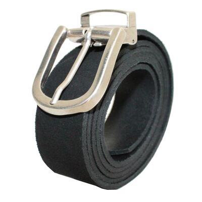 Ceinture cuir colore noir