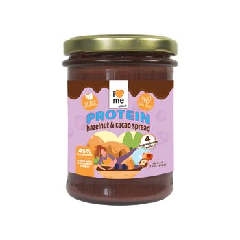 Pâte à tartiner Protéinée Noisette Cacao bio 1