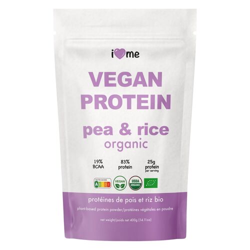 Protéines de Pois et Riz Bio