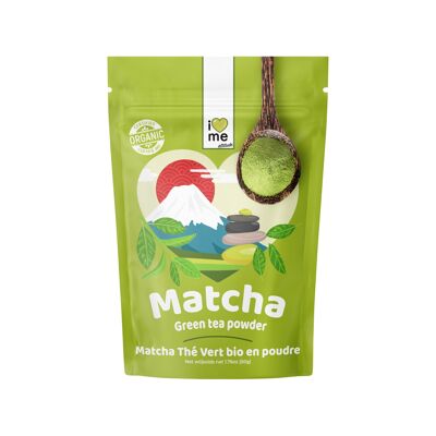 Polvo de té verde orgánico matcha