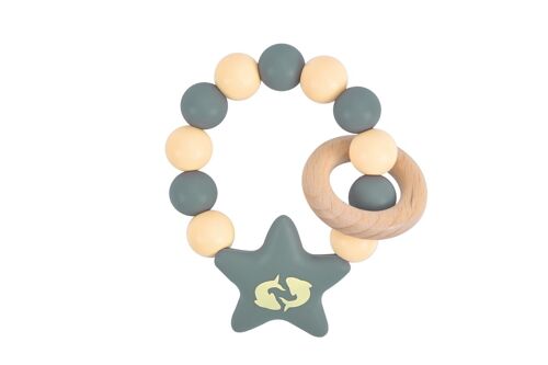 Silicone Teether with Zodiac sign "Pisces"