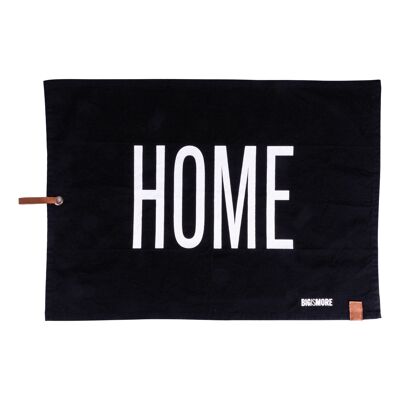 Strofinaccio in tessuto, decoro con scritta, Bigismore HOME