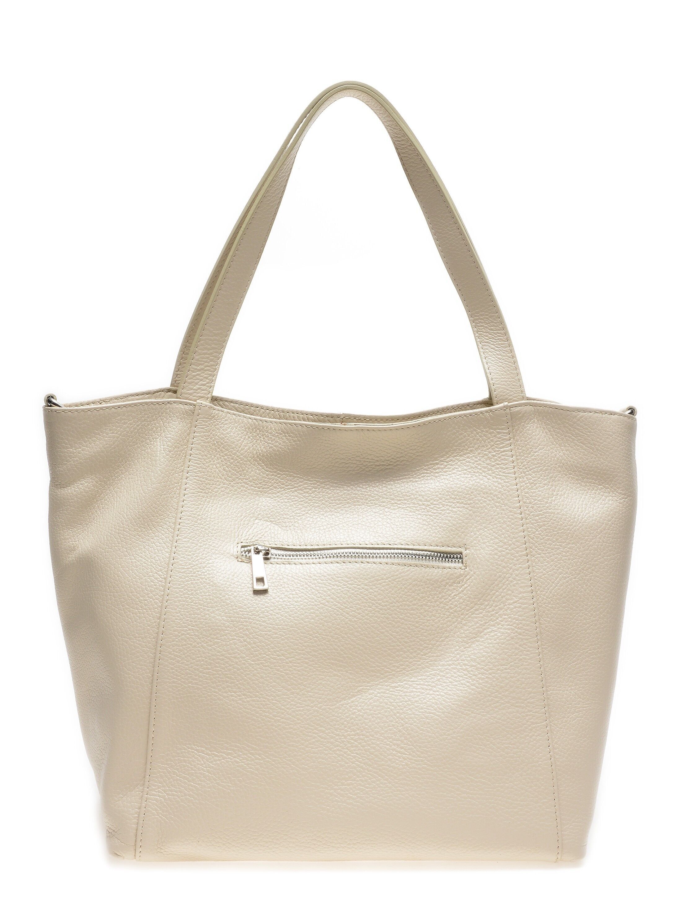 Anna Luchini-Borsa con manico_BEIGE 1679