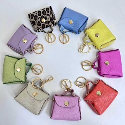 Llavero Minibag | 100 % piel | Múltiples variantes