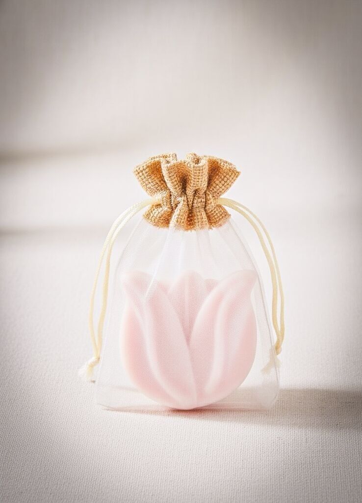 Jute-Organza-Geschenkbeutel (10 Stück)