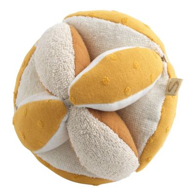 Palla sensoriale in cotone biologico e spugna - PETIT SOLEIL