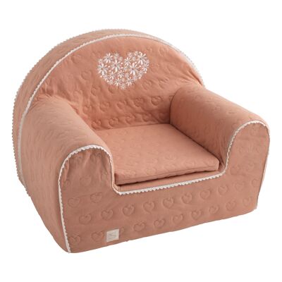 Poltrona per bambini in cotone trapuntato - PETIT COEUR