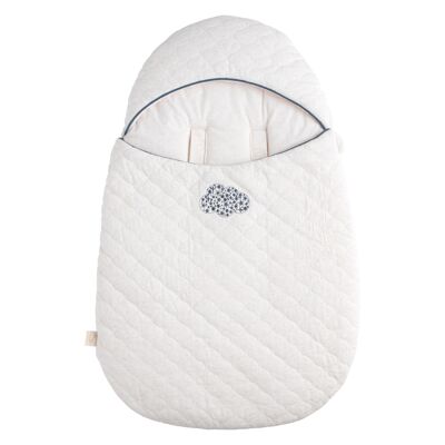 Nid d'ange bébé 5 attaches en coton matelassé - PETIT NUAGE