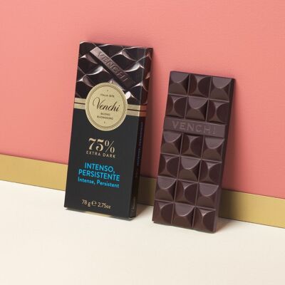 75% Extra Dark Chocolate Bar