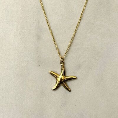 Stainless Steel Starfish Necklace