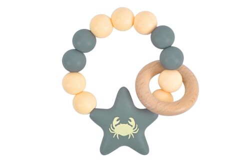 Silicone Teether with Zodiac sign "Cancer"