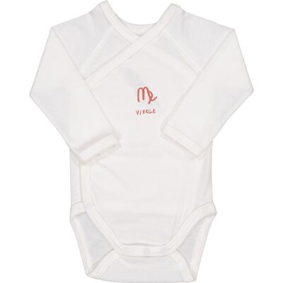 Long-sleeved baby bodysuit - Virgin - 3M - organic cotton