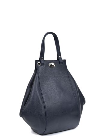 Sac Anna Luchini-Top Handle_BLU 1439 3