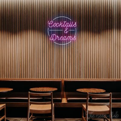 Cocktails & Dreams 🍹 120cm x 120 cm
