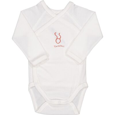 Long-sleeved baby bodysuit Bull - 3M - organic cotton