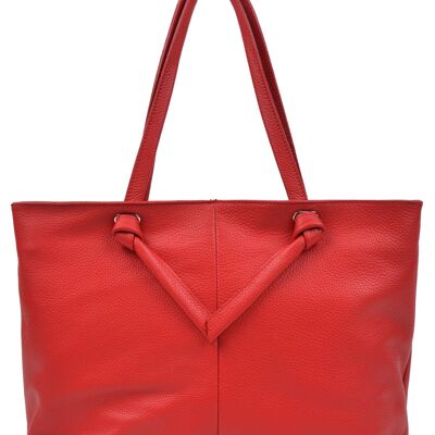 Anna Luchini-Top Handle Bag_ROSSO 106