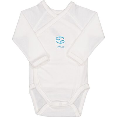 Long-sleeved baby bodysuit Cancer - 3M - organic cotton