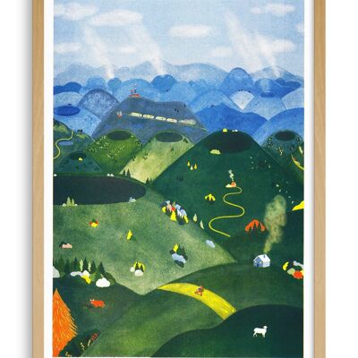 A3 Poster - Charline Collette - Chaine des Puys