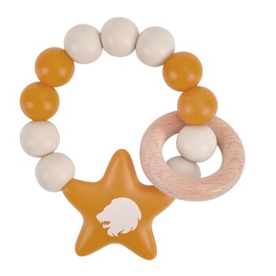Silicone Teether with Zodiac sign "Leo"