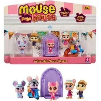 MILLIE & FRIENDS SOURIS DANS LA MAISON 14 X 20 CM