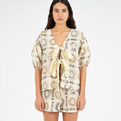 Top con estampado solar Soleil Spirit