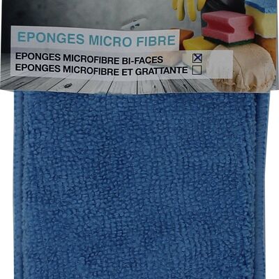 Eponge couleur micro bi face