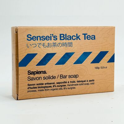 Sapone solido al tè nero Sensei - 100 g