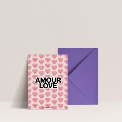 Card - Very good vibes Heart