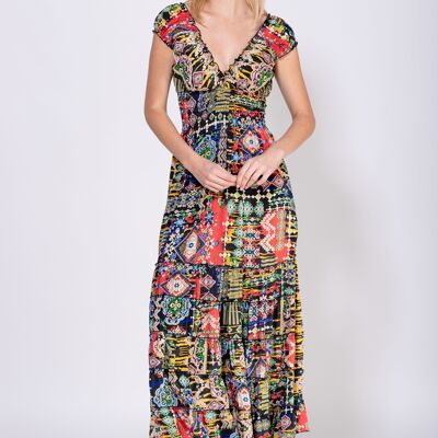 Robe longue imprimée LI7505V
