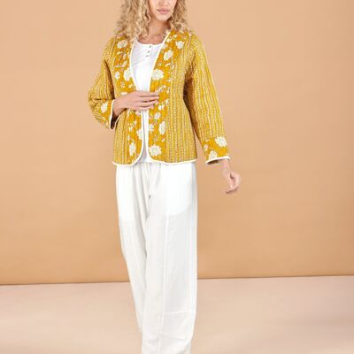 Golden Tulip Reversible Quilted Cotton Jacket