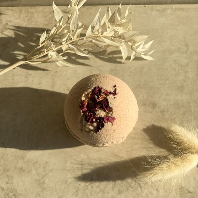 Rose & French Clay Vegan SLS-Free Handmade Bath Bomb