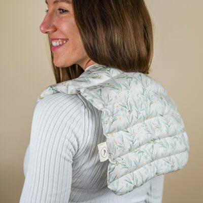 Shoulder & neck pillow with spelt - olives