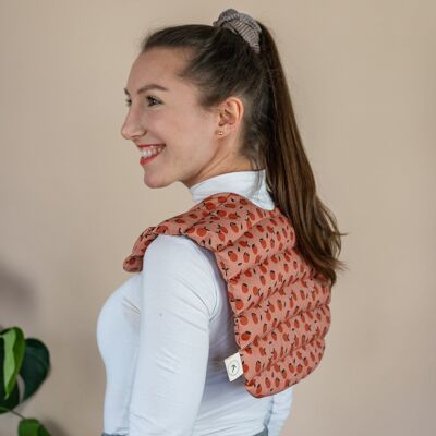 Almohada para hombros y cuello con espelta y manzana