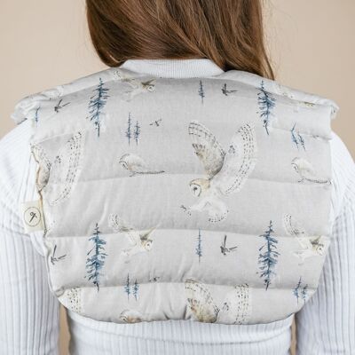 Heat pad filled with spelt for neck & back - Owl