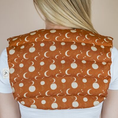 Heat pad filled with spelt for neck & back - Moon