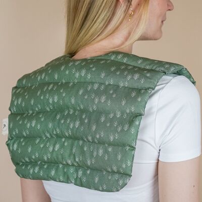 Heat pad filled with spelt for neck & back - fir