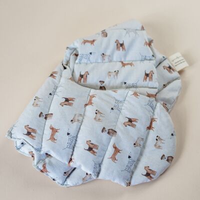 Spelt pillow for neck made of cotton - Hundis