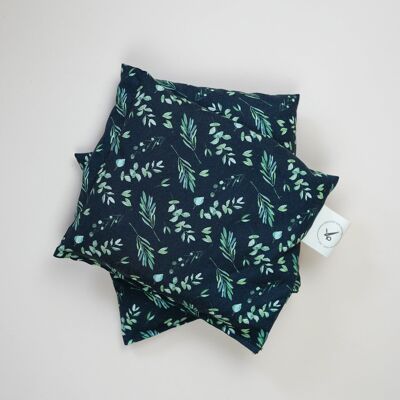 Spelt pillow for heating - olive black