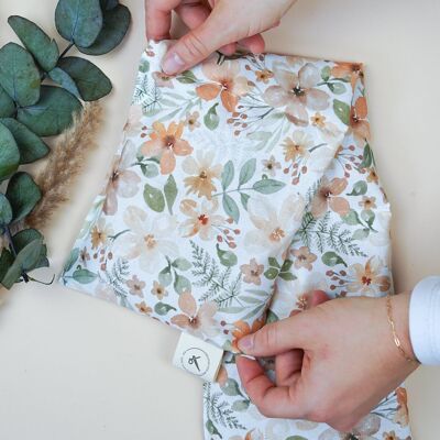 Spelt pillow for heating - Flowers Boho