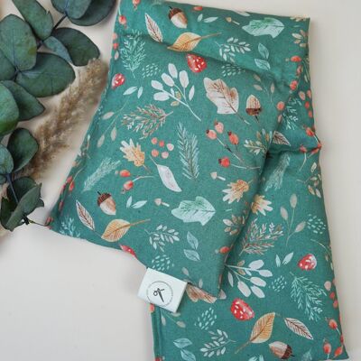 Coussin chauffant à l'épeautre bio forêt